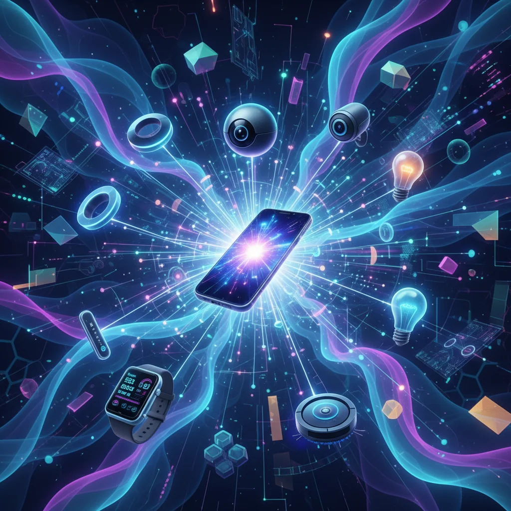 Interconnected smart devices forming an IoT ecosystem powered by 5G technology