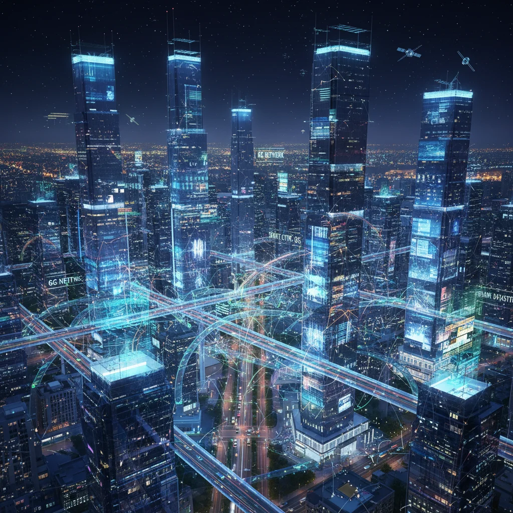 Smart city infrastructure powered by future 6G networks