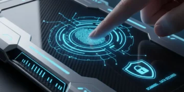 Advanced biometric fingerprint scanner for data protection
