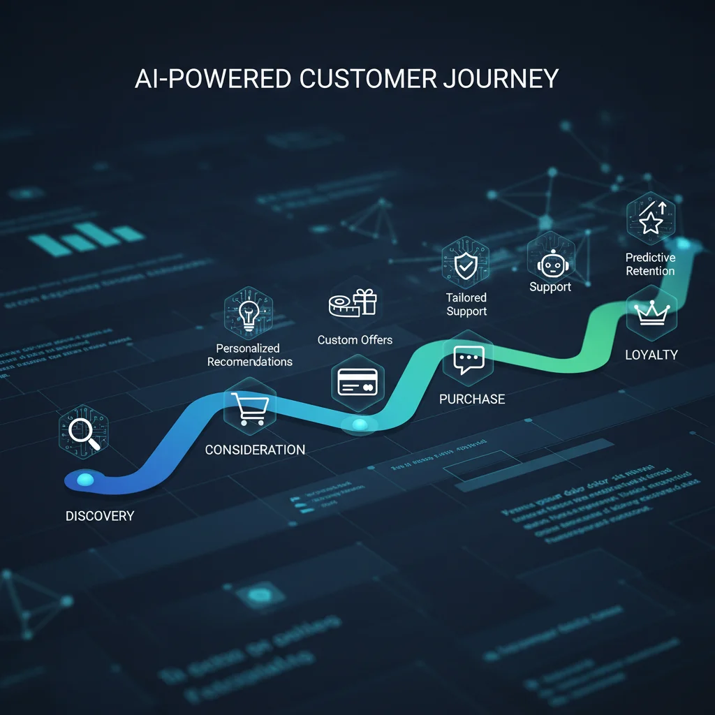 AI personalizing customer journey touchpoints