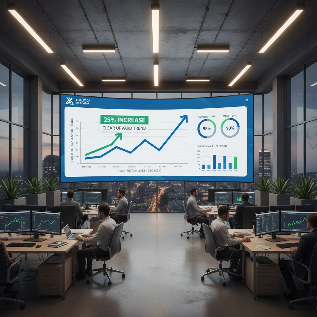 Customer satisfaction scores increasing by 25% due to AI chatbot implementation.