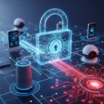 New Cyber Threats: Smart Gadget Attack Vectors Unveiled Digital padlock securing smart home devices from emerging cyber threats
