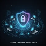 Data Breach Defense: Essential Cybersecurity Protocols for Gadgets Digital shield protecting connected gadgets from data breaches