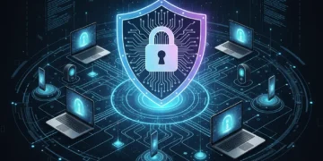 Digital shield protecting connected gadgets from data breaches