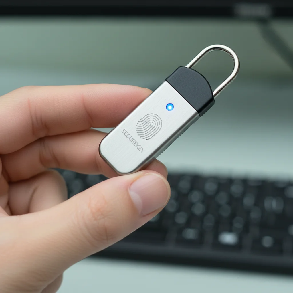 Hardware security key for multi-factor authentication