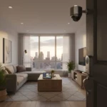 Smart Home Security: Top 5 Gadgets for 2027 Explained Integrated smart home security system dashboard on a tablet in a modern living room.