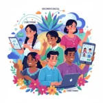 Mexican SMEs Drive Cloud Adoption: 30% Growth Revealed Mexican SME owners collaborating on cloud platforms, symbolizing digital growth
