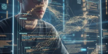 Person optimizing AI prompts for higher accuracy