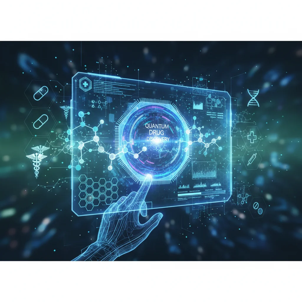 Quantum computing aiding in drug discovery and molecular simulation.