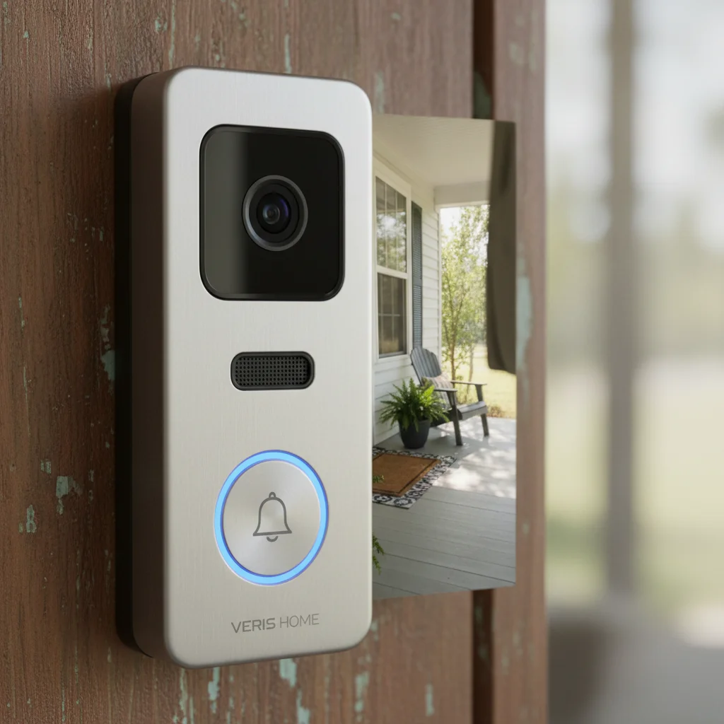 Smart doorbell with camera and motion sensor