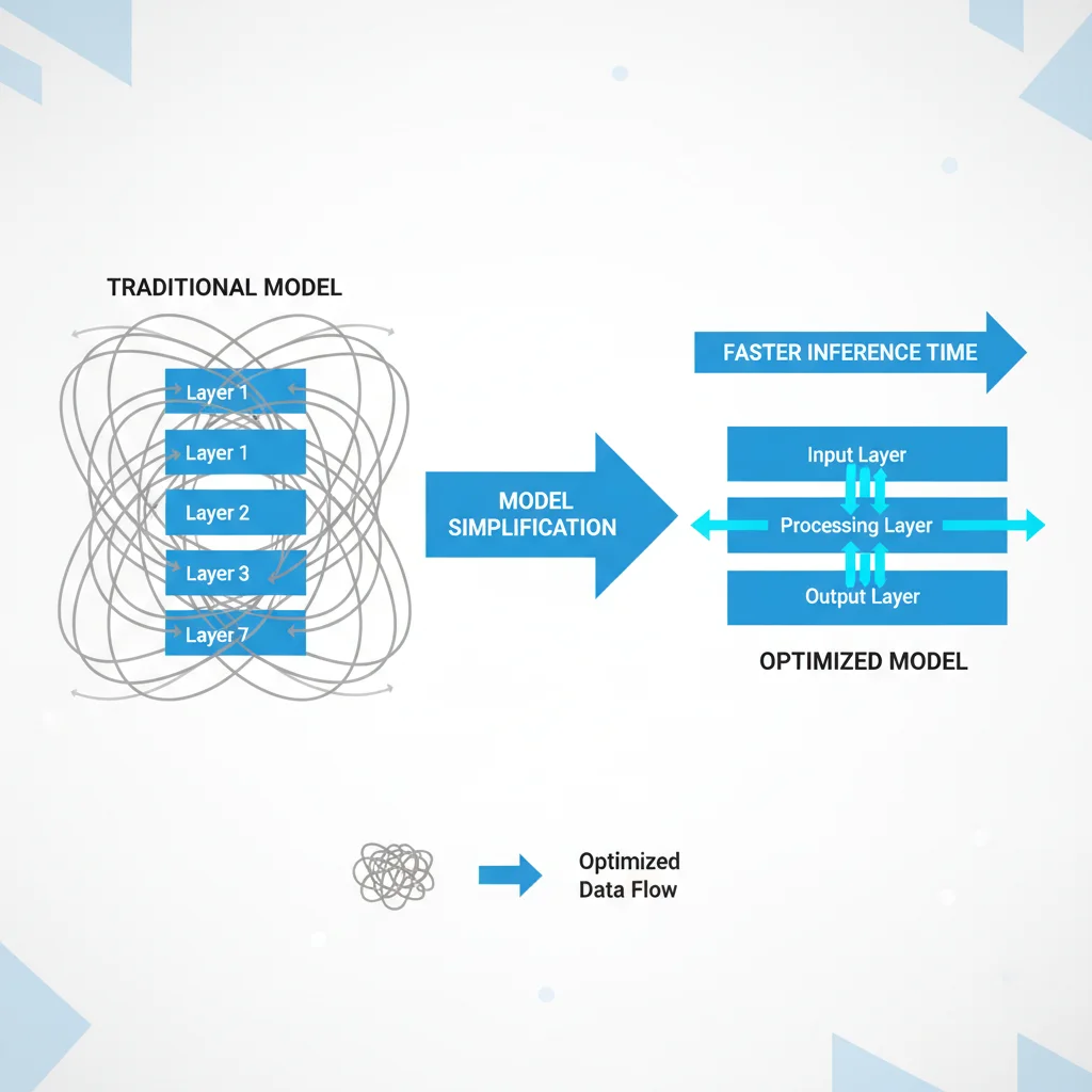 Streamlined AI model architecture for performance optimization