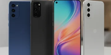 Three sleek smartphones under $400 on display