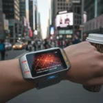 AI-Powered Personal Security: Gadgets for Next-Gen Threat Detection Smart wearable personal security device showing threat alert